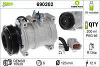 VALEO 690202 - Compresor, aire acondicionado