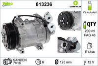 VALEO 813236 - Compresor, aire acondicionado