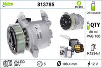 VALEO 813785 - Compresor, aire acondicionado