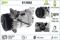 VALEO 813882 - Compresor, aire acondicionado