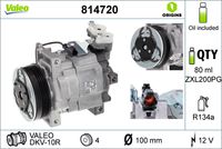 VALEO 814720 - Compresor, aire acondicionado