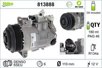 VALEO 813888 - Compresor, aire acondicionado