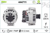 VALEO 444711 - Alternador