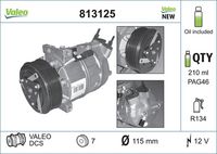 VALEO 813125 - Compresor, aire acondicionado