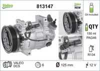 VALEO 813147 - Compresor, aire acondicionado