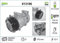 VALEO 813196 - Compresor, aire acondicionado