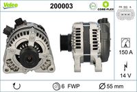 VALEO 200003 - Alternador