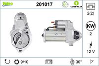VALEO 201017 - Motor de arranque