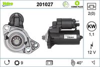 VALEO 201027 - Motor de arranque