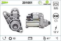 VALEO 201051 - Motor de arranque