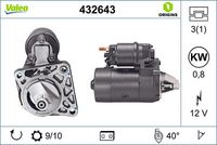VALEO 432643 - Motor de arranque