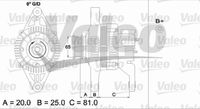 VALEO 437151 - Alternador