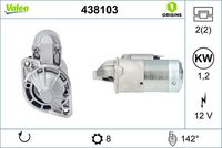 VALEO 438103 - Motor de arranque