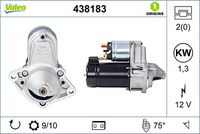 VALEO 438183 - Motor de arranque