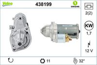 VALEO 438199 - Motor de arranque