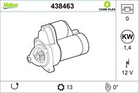 VALEO 438463 - Motor de arranque