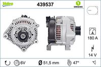 VALEO 439537 - Alternador