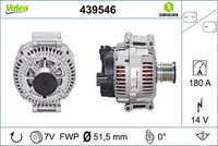 VALEO 439546 - Alternador