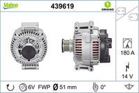 VALEO 439619 - Alternador
