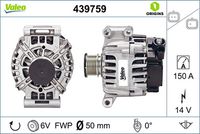 VALEO 439759 - Alternador