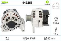 VALEO 443258 - Alternador