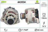 VALEO 443534 - Alternador