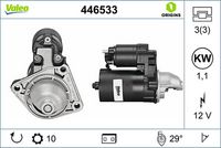 VALEO 446533 - Motor de arranque