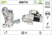 VALEO 458774 - Motor de arranque