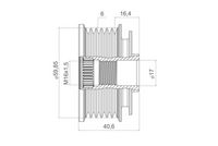 VALEO 588438 - Rueda libre alternador