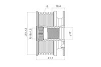 VALEO 588437 - Rueda libre alternador