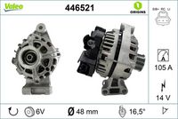 VALEO 446521 - Alternador