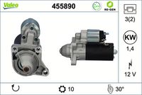 VALEO 455890 - Motor de arranque