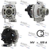 SIDAT A12VA0110A2 - Alternador