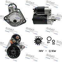 SIDAT S12BH0022A2 - Motor de arranque