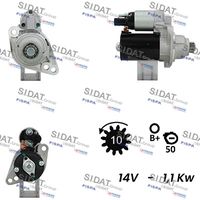 SIDAT S12BH0072A2 - Motor de arranque