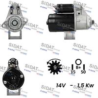 SIDAT S12BH0258A2 - Motor de arranque