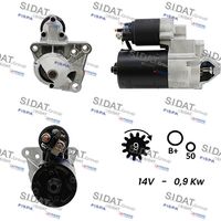 SIDAT S12BH0280A2 - Motor de arranque