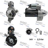 SIDAT S12BH0431A2 - Motor de arranque
