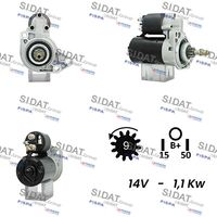SIDAT S12BH0620A2 - Motor de arranque