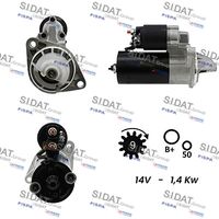 SIDAT S12BH0654A2 - Motor de arranque