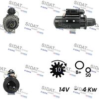 SIDAT S12DE0702A2 - Motor de arranque