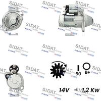 SIDAT S12HT0080A2 - Motor de arranque