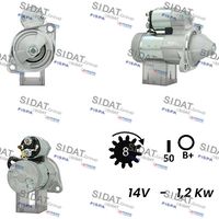 SIDAT S12HT0399A2 - Motor de arranque