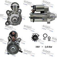 SIDAT S12VS0054A2 - Motor de arranque