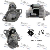 SIDAT S12DE0509 - Motor de arranque