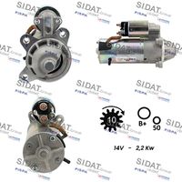 SIDAT S12VS0023 - Motor de arranque