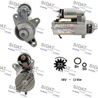 SIDAT S12VS0192 - Motor de arranque