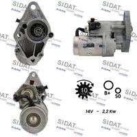 SIDAT S12DE0347 - Motor de arranque