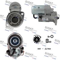 SIDAT S12DE0830A2 - Motor de arranque