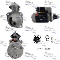 SIDAT S12LU0860 - Motor de arranque